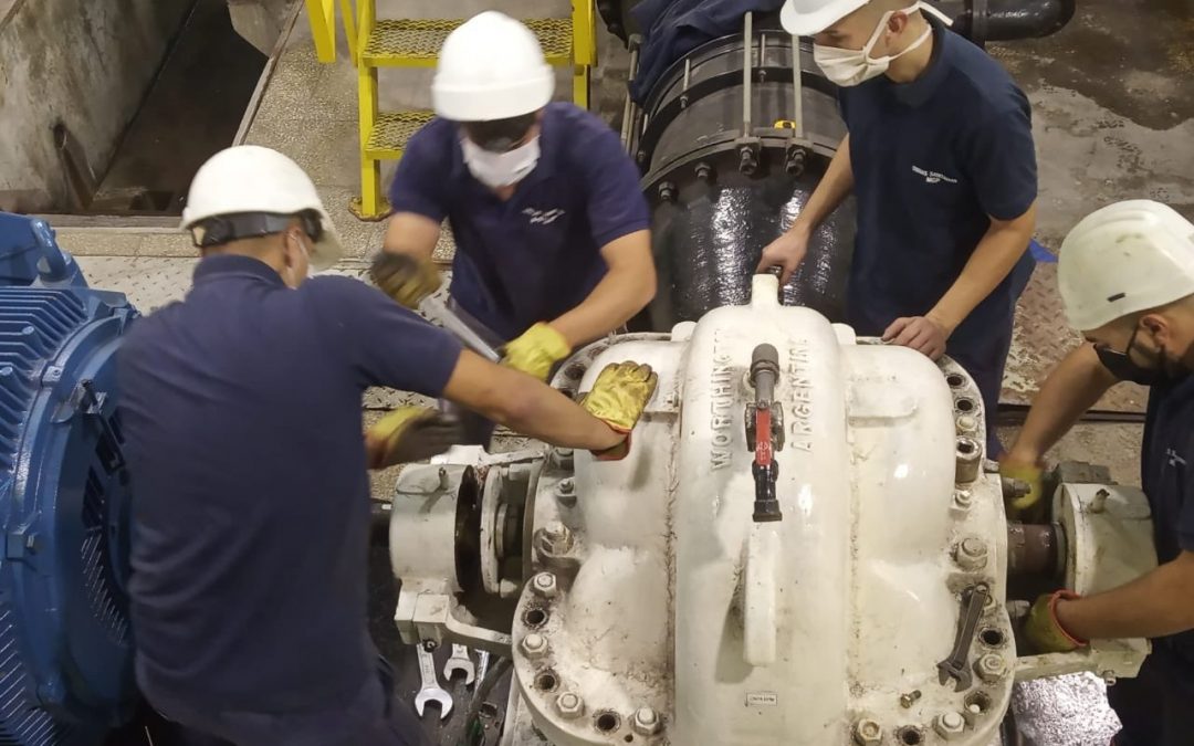 OSSE trabajará sobre el sistema eléctrico en Estación de bombeo Plaza Mitre