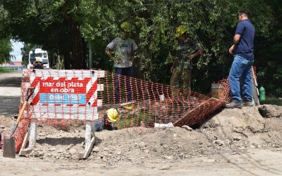 Cloacas: avanzan las obras para incorporar a más vecinos de Batán y Don Diego a la red oficial