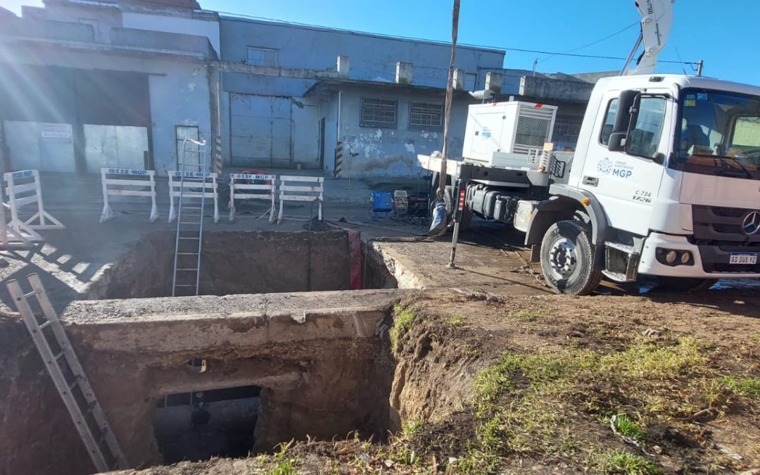 OSSE realiza dos empalmes de cañería de agua para potenciar el servicio en zona sur