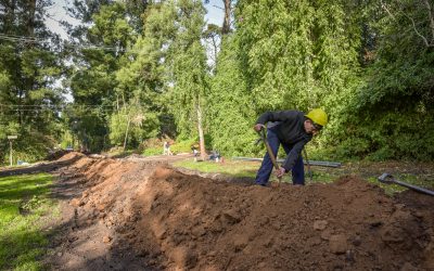 OSSE trabajará sobre una válvula de la red de agua  en el Bosque Peralta Ramos