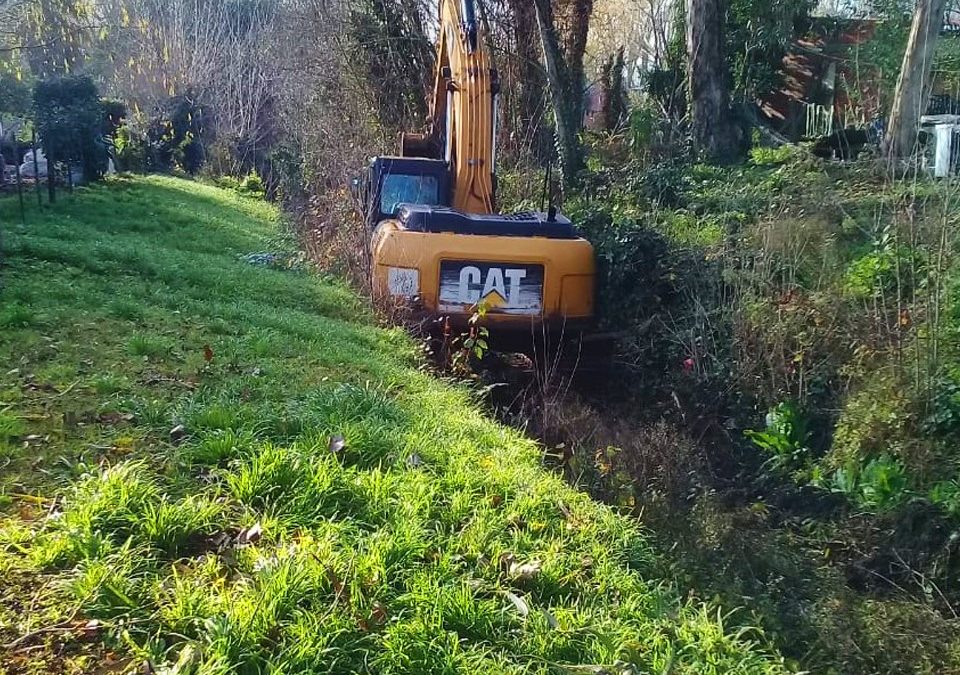 OSSE completó trabajos de limpieza en el Arroyo La Tapera