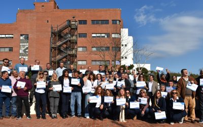 Obras Sanitarias homenajeó a jubilados y trabajadores con trayectoria