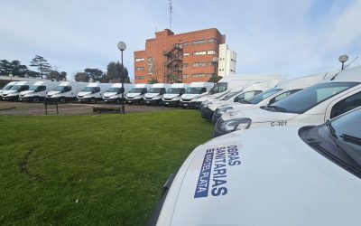 OSSE incorpora 22 vehículos cero kilómetro para reforzar la atención de los servicios sanitarios